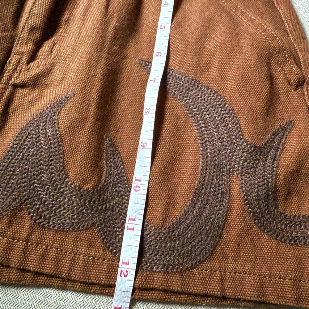 Cider Denim Brown Mini Skirt - Picture 6 of 7